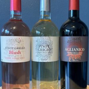 Studio image of Wine Trio Of The Week – Matese Terre Degli bottle shot u2013 Italian wine u2013 buy Wine Trio Of The Week – Matese Terre Degli onlineu2026
