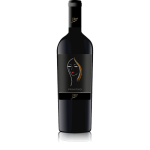 Studio image of Primitivo Puglia wine bottle shot u2013 Italian red wine u2013 buy Primitivo Puglia wine online in the UK u2013 order Italian wine with UK delivery