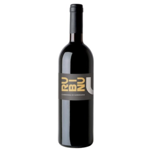 Studio image of Rubinu Cannonau di Sardegna DOC wine bottle shot u2013 Italian wine u2013 buy Rubinu Cannonau di Sardegna DOC wine online in the UK u2013 premium Iu2026